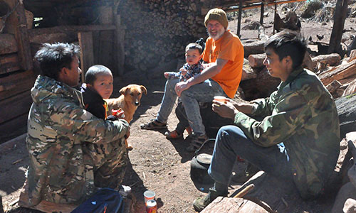 Kids and Parents visit authentic minority villages on handcrafted ecotours in Lijiang, Yunnan, China.