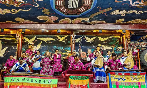 Traditional Naxi architecture in Lijiang UNESCO Old Town