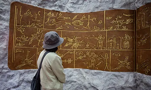 Exhibit inside the Lijiang Heritage Museum